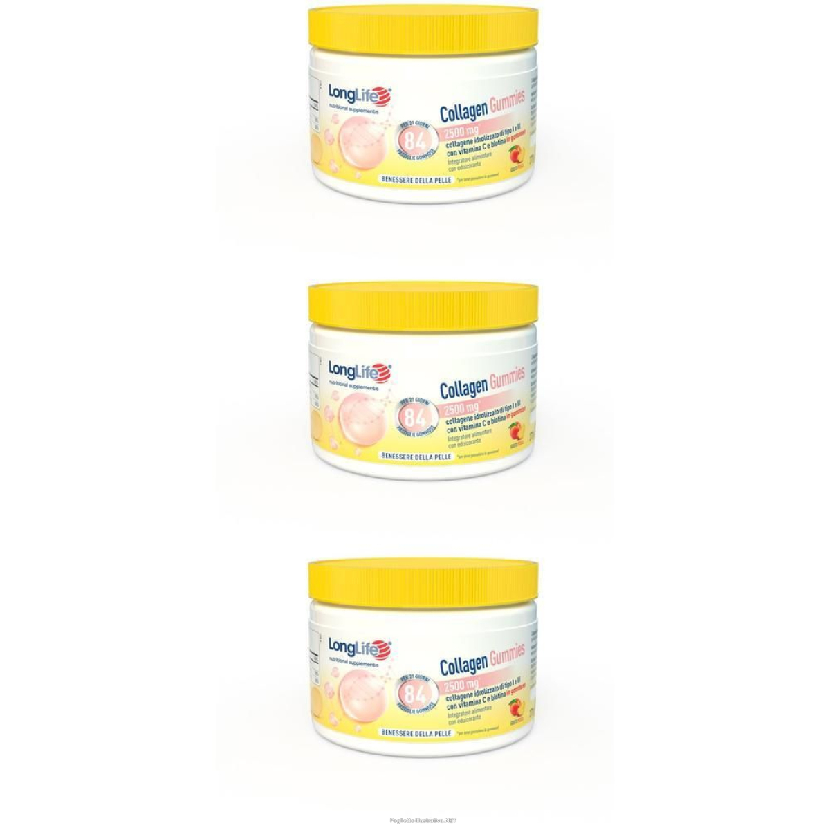 Cerca Offerte di longlife collagen gummies gusto pesca 3x277 g caramelle e acquista online
