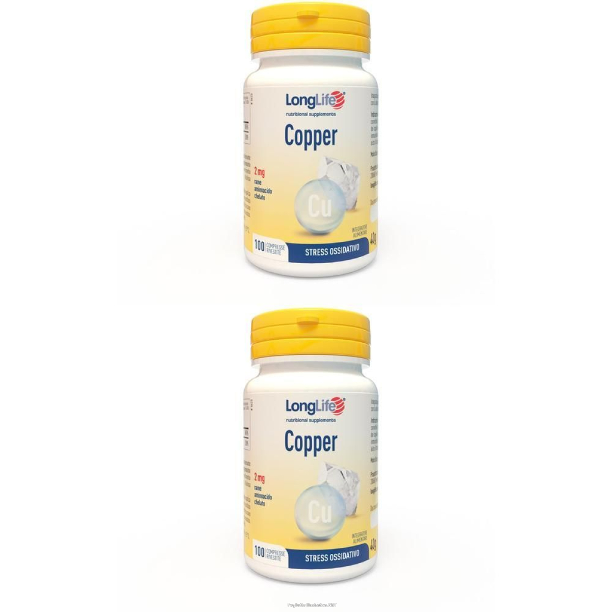 Cerca Offerte di longlife copper 100 compresse rivestite 2x40 g e acquista online