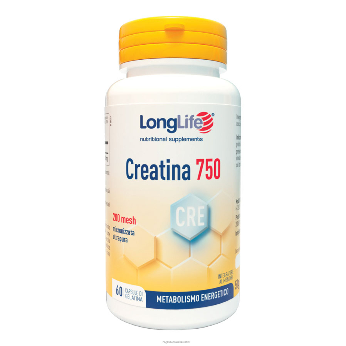 Cerca Offerte di longlife creatina 750mg 60 capsule di gelatina e acquista online