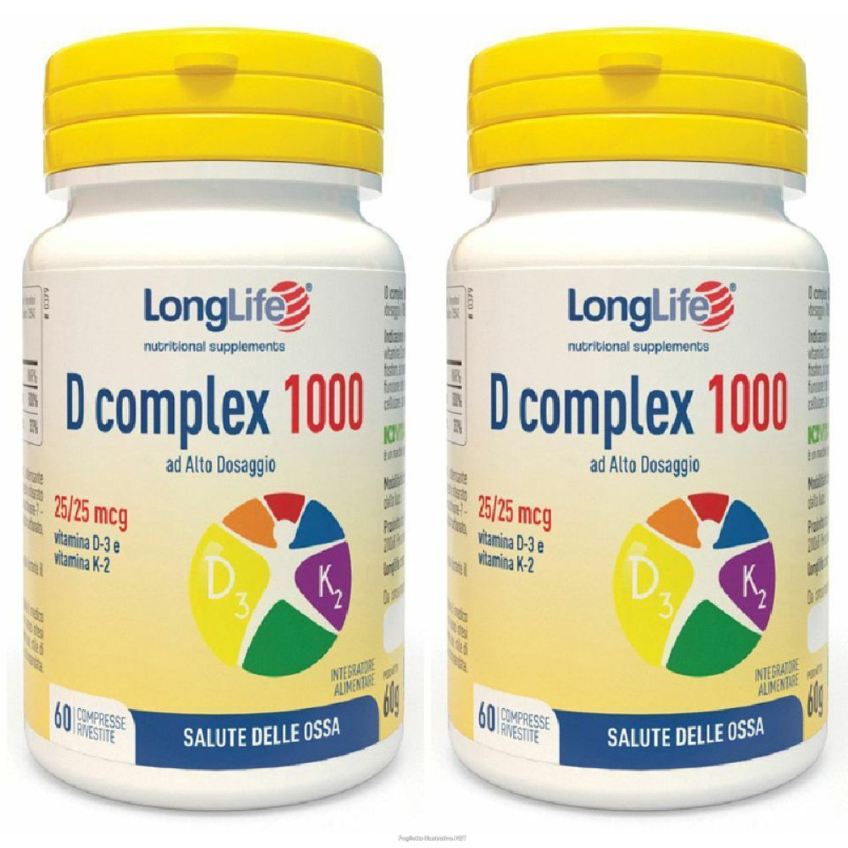 Cerca Offerte di longlife® d complex 1000 set da 2 2x60 pz compresse e acquista online