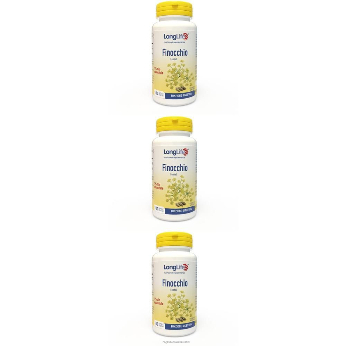 Cerca Offerte di longlife finocchio 1% 100 capsule vegetali 3x100 pz e acquista online