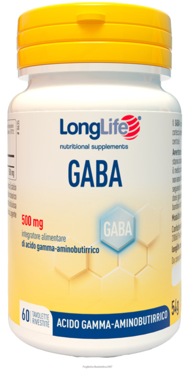 Cerca Offerte di longlife gaba 500mg integratore per il sistema nervoso 60 tavolette rivestite e acquista online