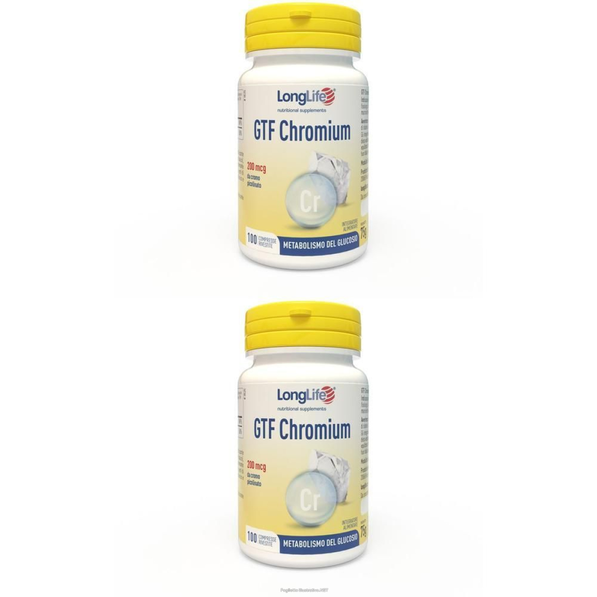 Cerca Offerte di longlife gtf chromium 100 compresse 2x100 pz e acquista online