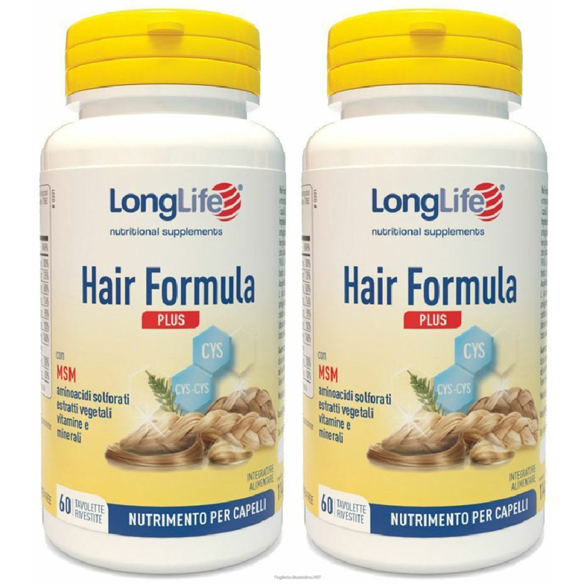 Cerca Offerte di longlife® hair formula plus set da 2 2x60 pz compresse e acquista online