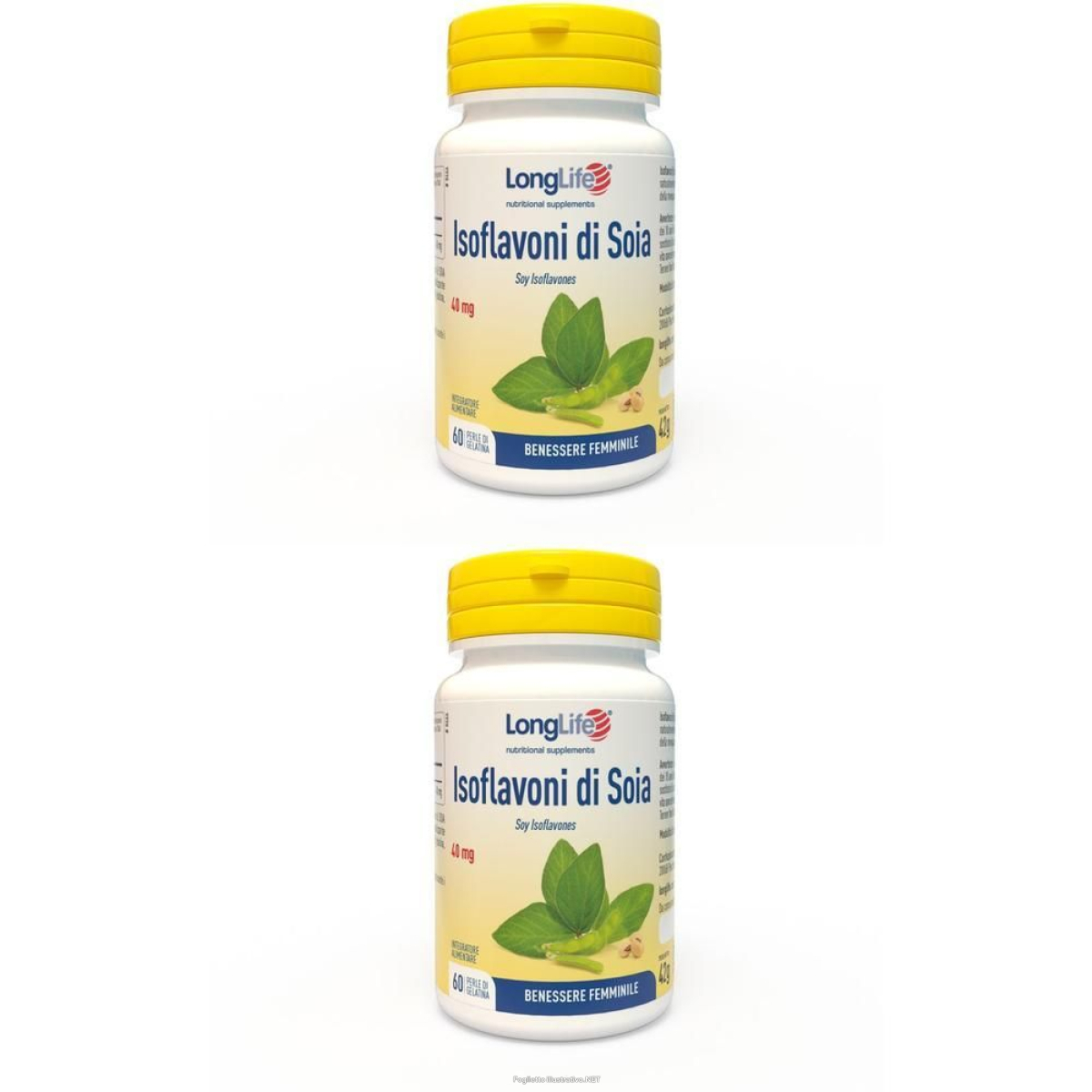 Cerca Offerte di longlife isoflavoni soia 60 perle 2x42 g e acquista online