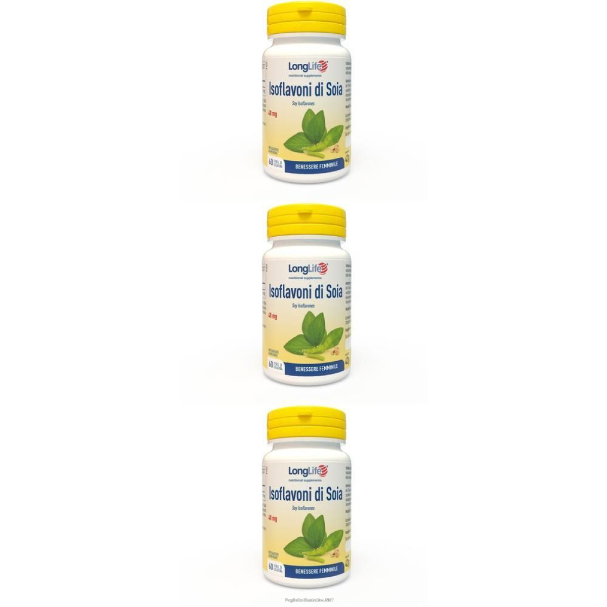Cerca Offerte di longlife isoflavoni soia 60 perle 3x42 g e acquista online
