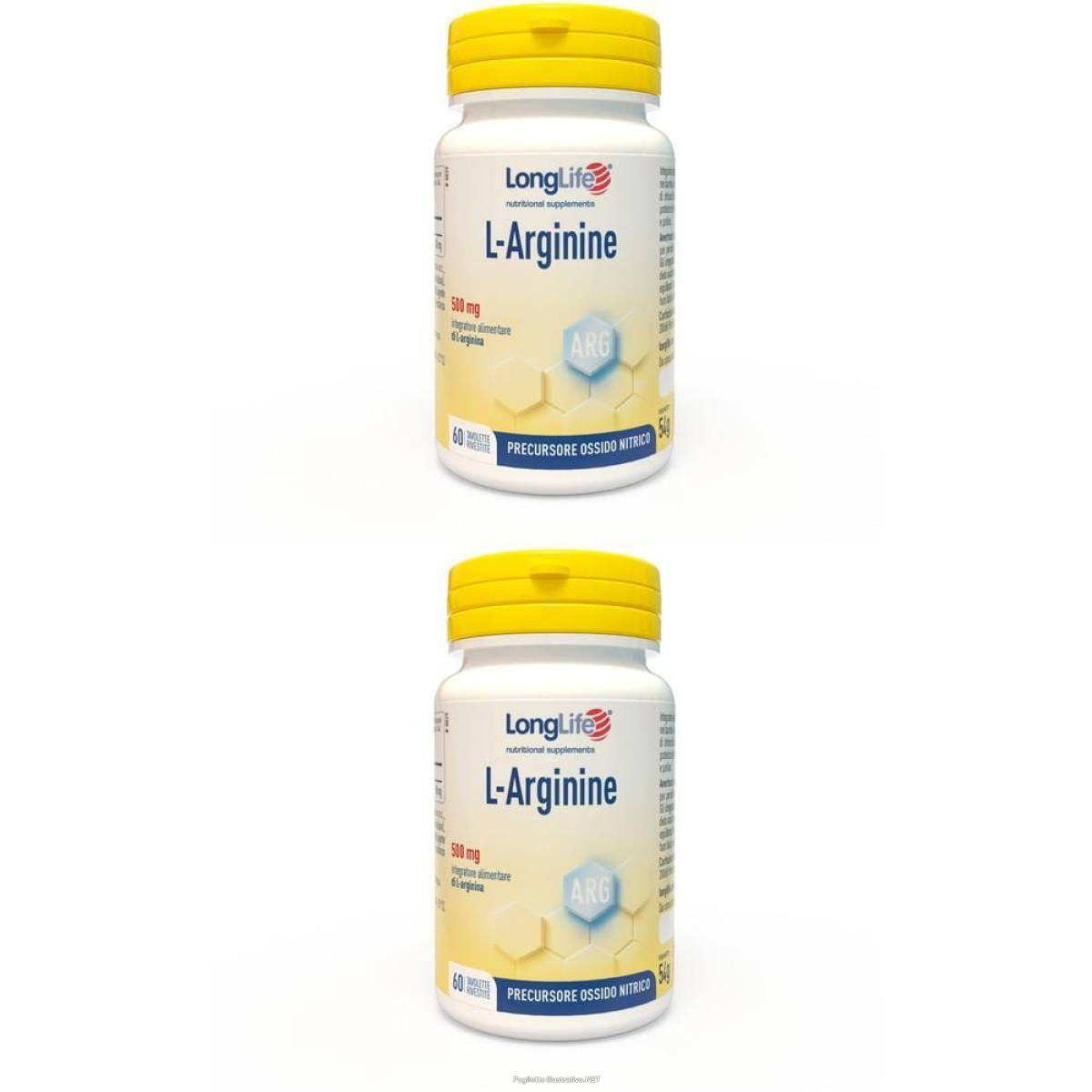 Cerca Offerte di longlife l-arginine 500mg tavolette 2x60 pz compresse e acquista online