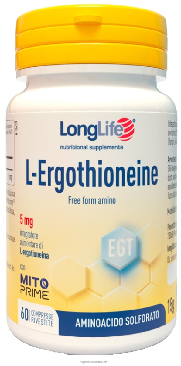 Cerca Offerte di longlife l-ergothioneine integratore antiossidante per sistema immunitario e pelle 60 compresse e acquista online