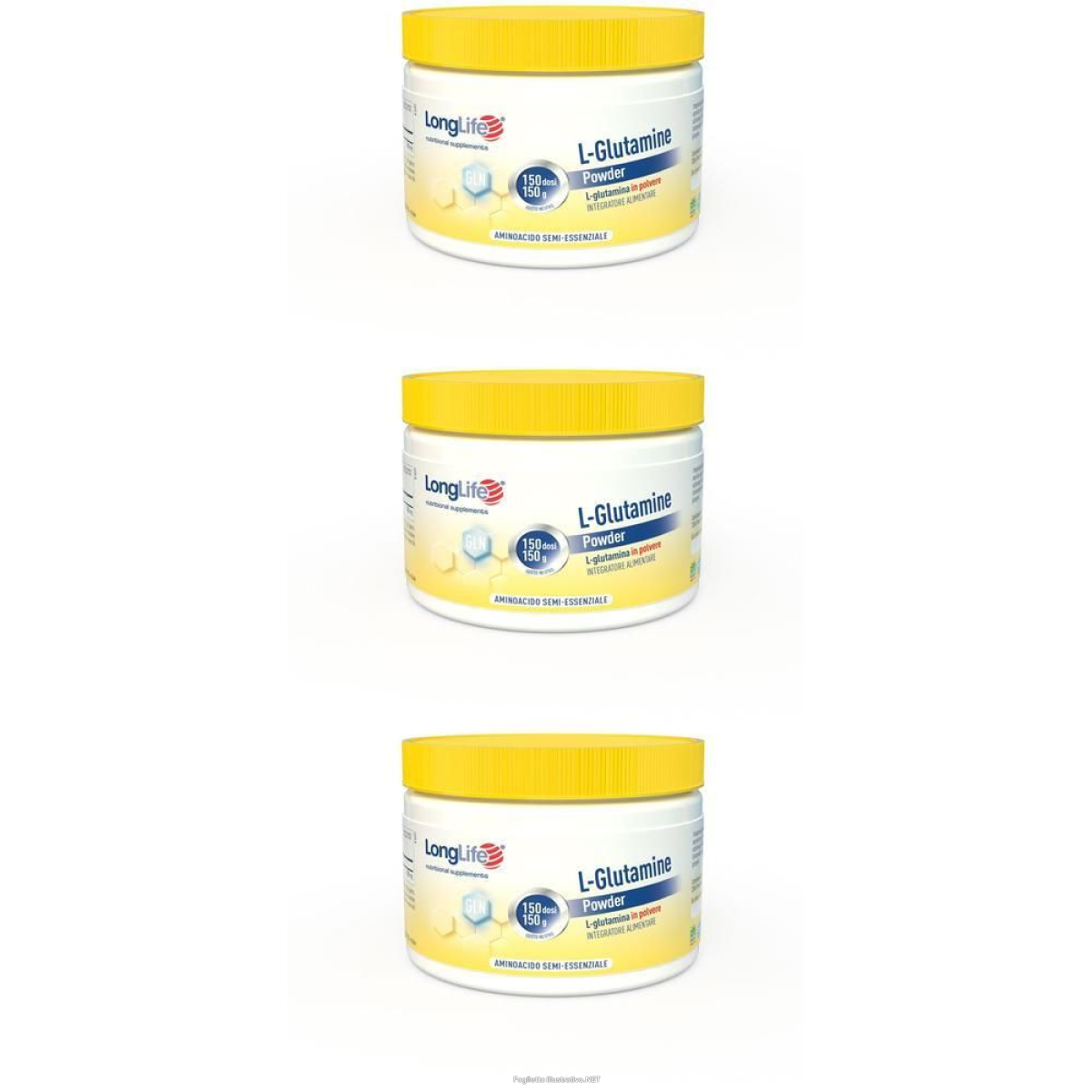 Cerca Offerte di longlife l-glutamine powder 150 g 3x150 g polvere per soluzione orale e acquista online