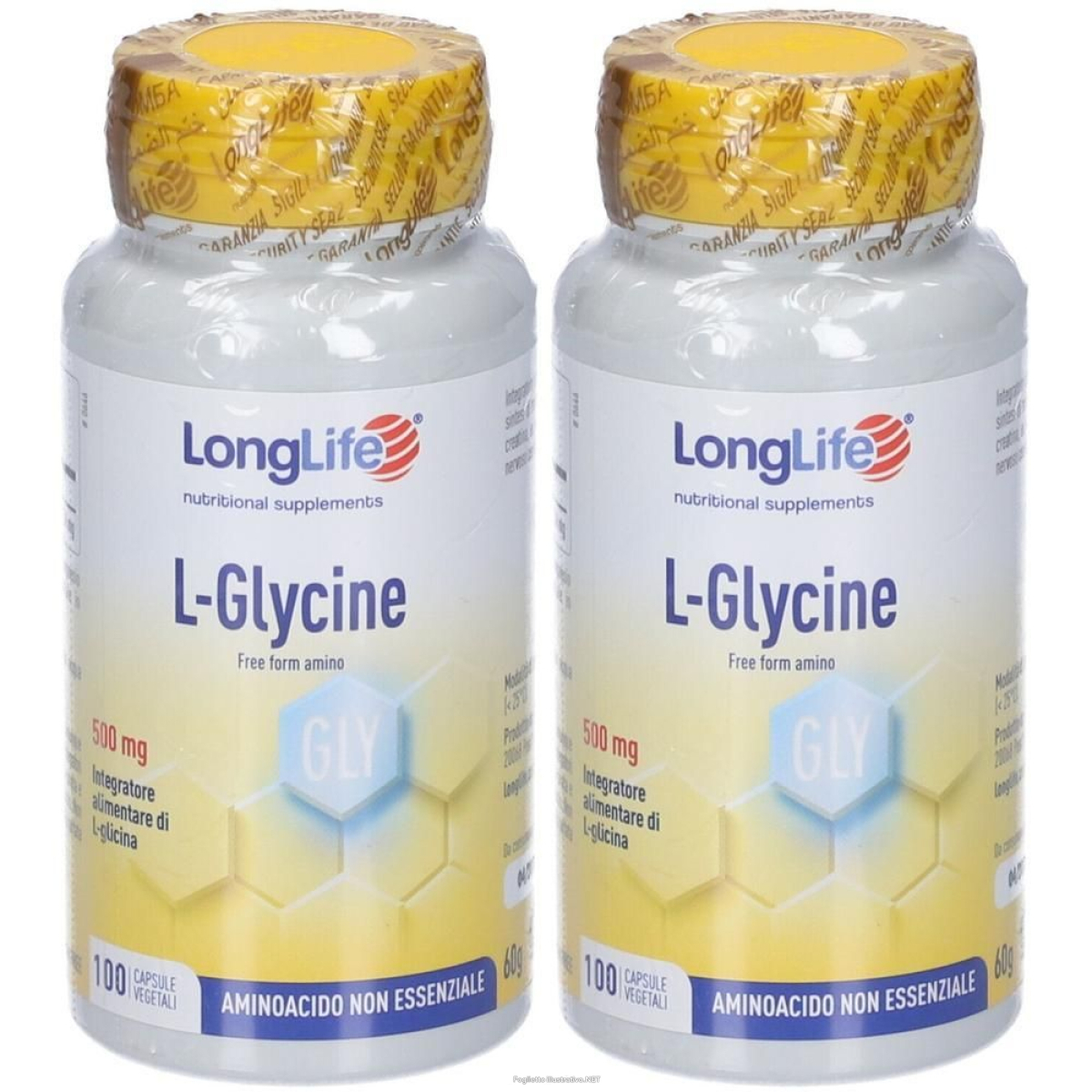 Cerca Offerte di longlife l-glycine capsule vegetali 2x60 g e acquista online