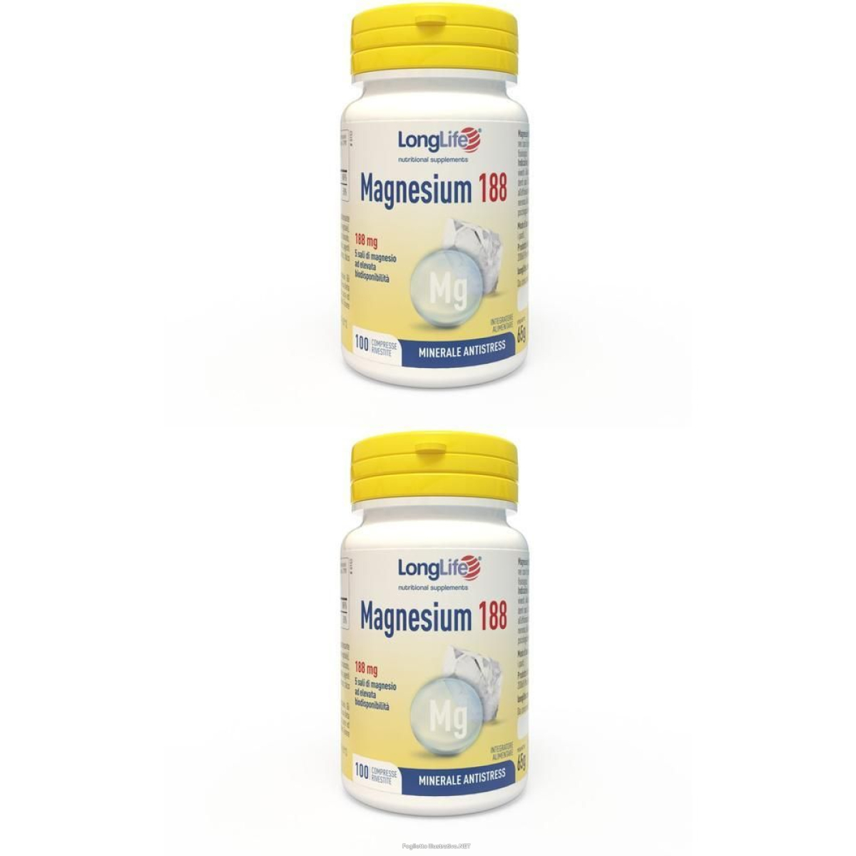 Cerca Offerte di longlife® magnesium 188 2x100 pz compresse e acquista online