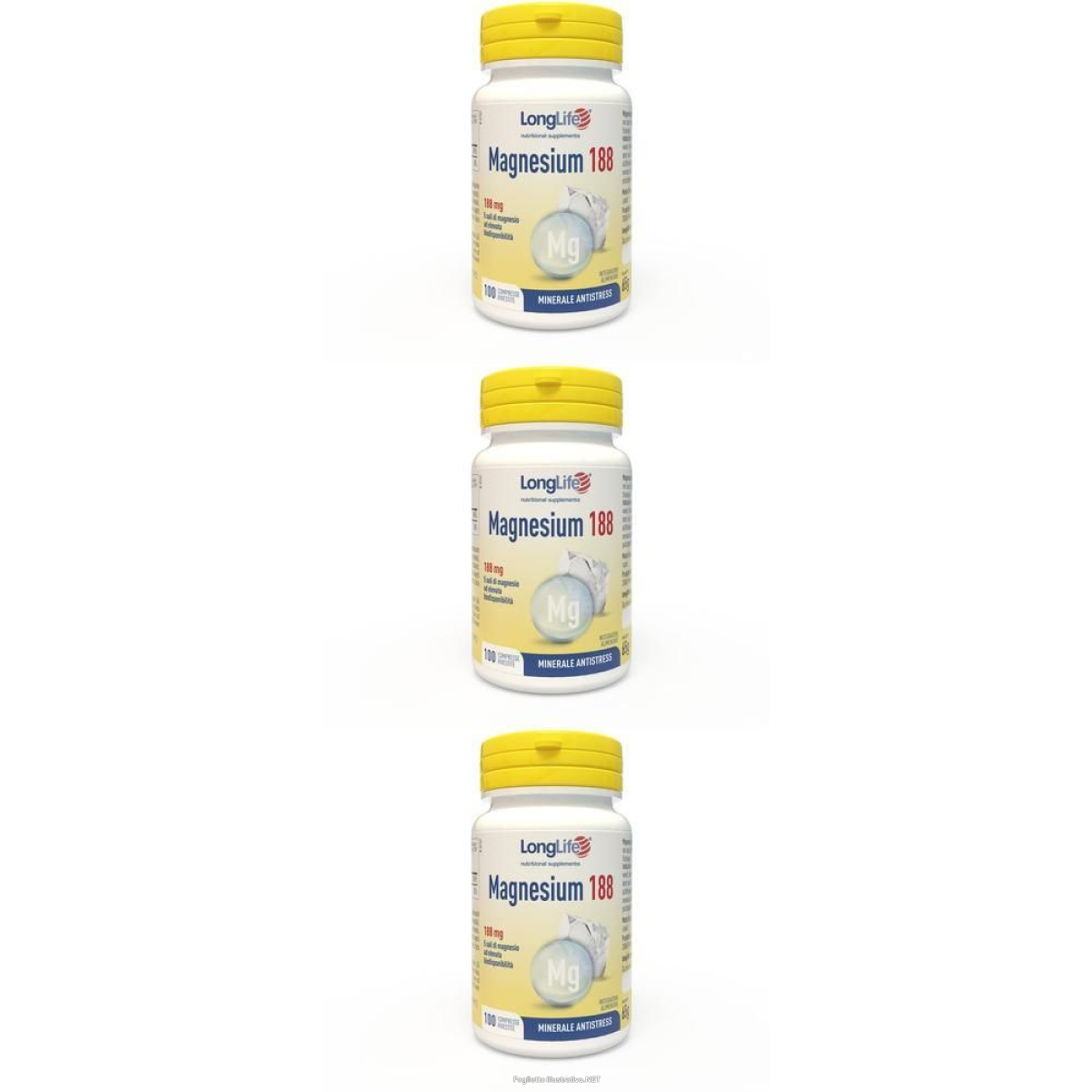 Cerca Offerte di longlife® magnesium 188 3x100 pz compresse e acquista online