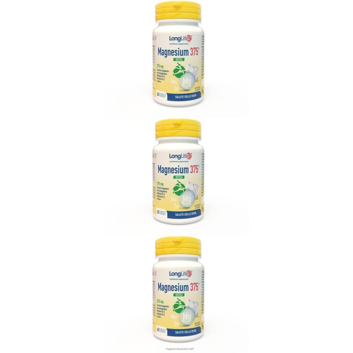 Cerca Offerte di longlife® magnesium 375® osteo 3x78 g compresse masticabili e acquista online