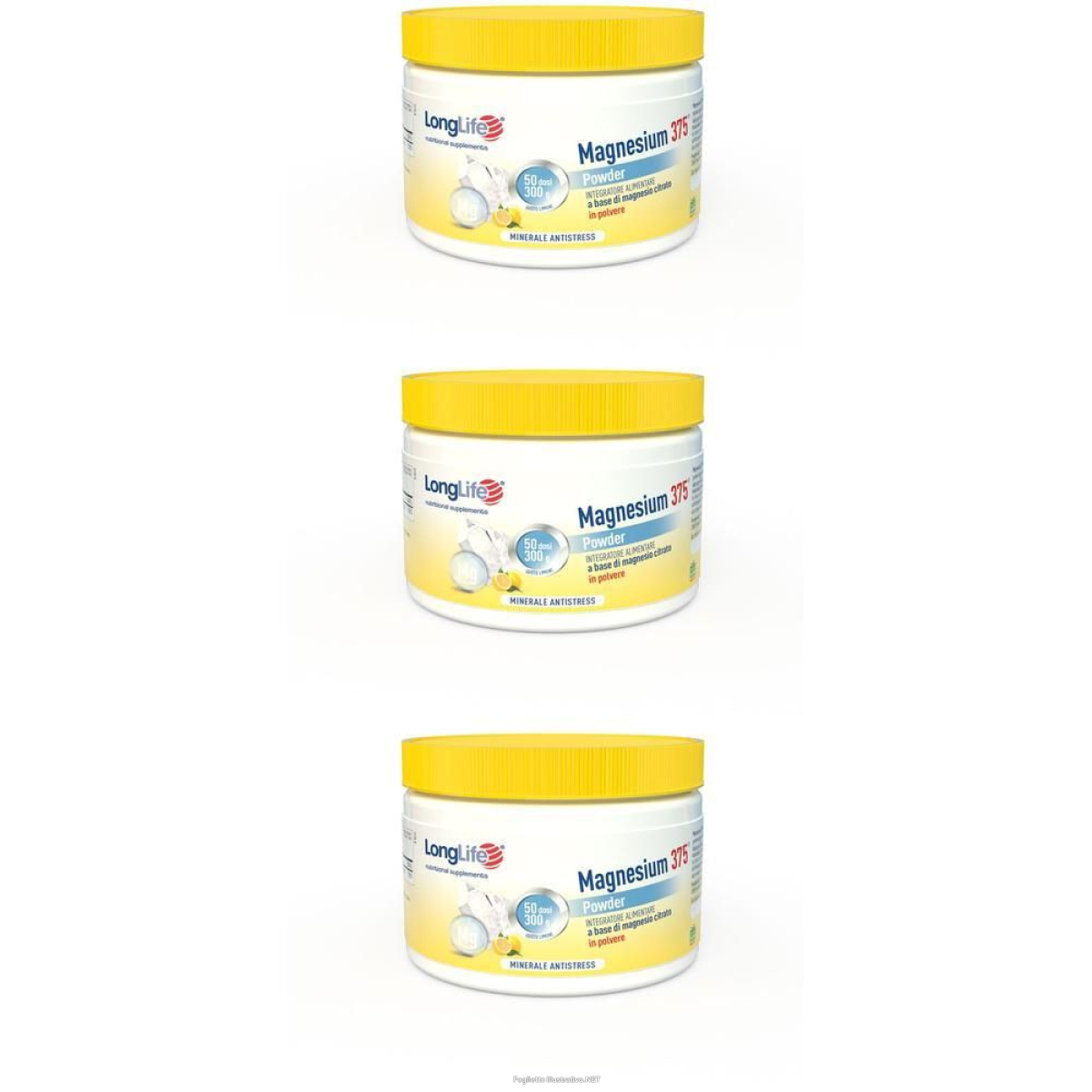 Cerca Offerte di Longlife Magnesium 375 Powder 300 g 3x300 g Polvere per Soluzione Oral e acquista online