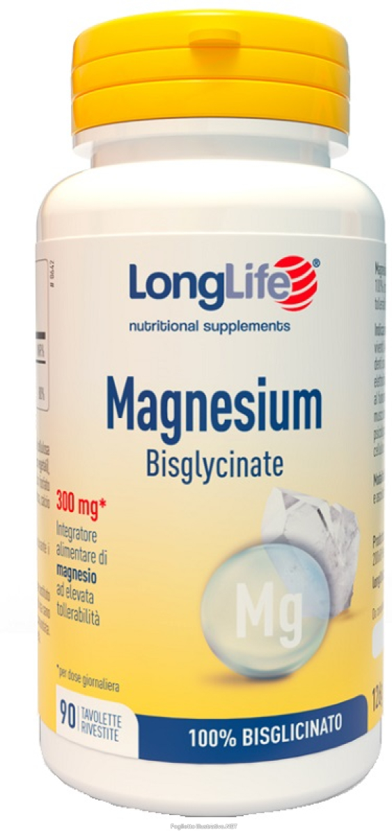 Cerca Offerte di longlife magnesium bisglycinate integratore di magnesio ad alta tollerabilità 90 tavolette e acquista online