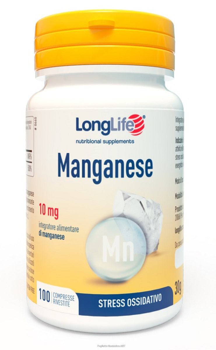 Cerca Offerte di longlife manganese 10 mg 100 compresse rivestite e acquista online