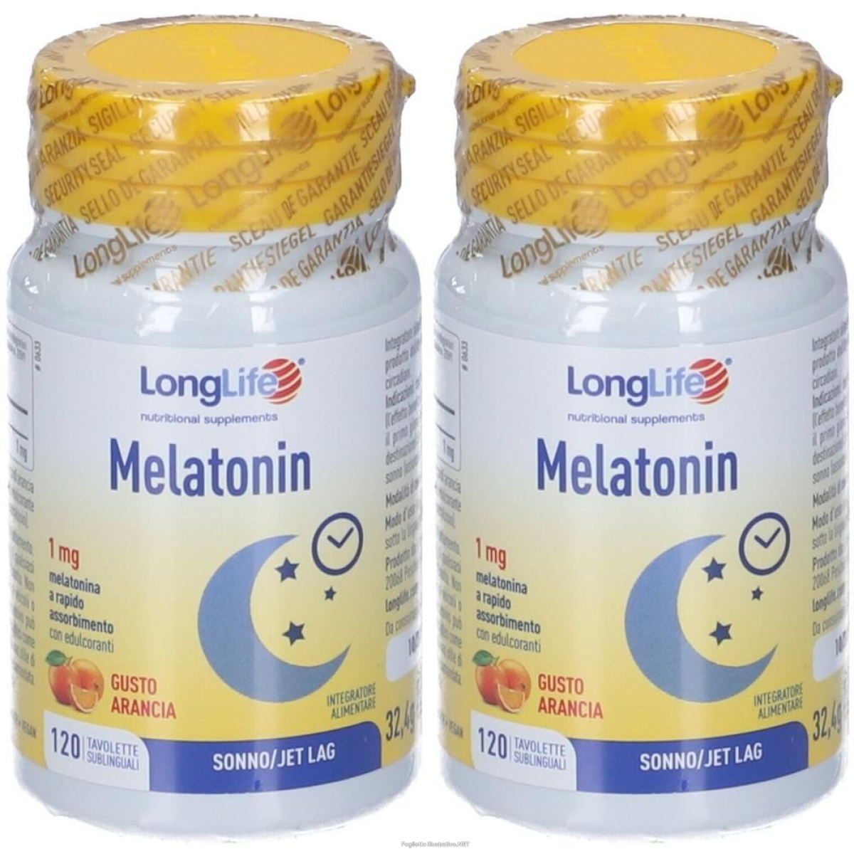 Cerca Offerte di longlife melatonin tavolette gusto arancia 2x32,4 g e acquista online