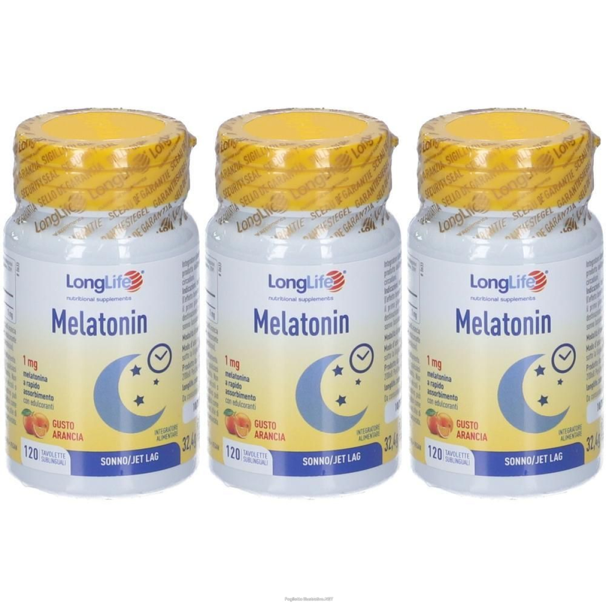 Cerca Offerte di longlife melatonin tavolette gusto arancia 3x32,4 g e acquista online