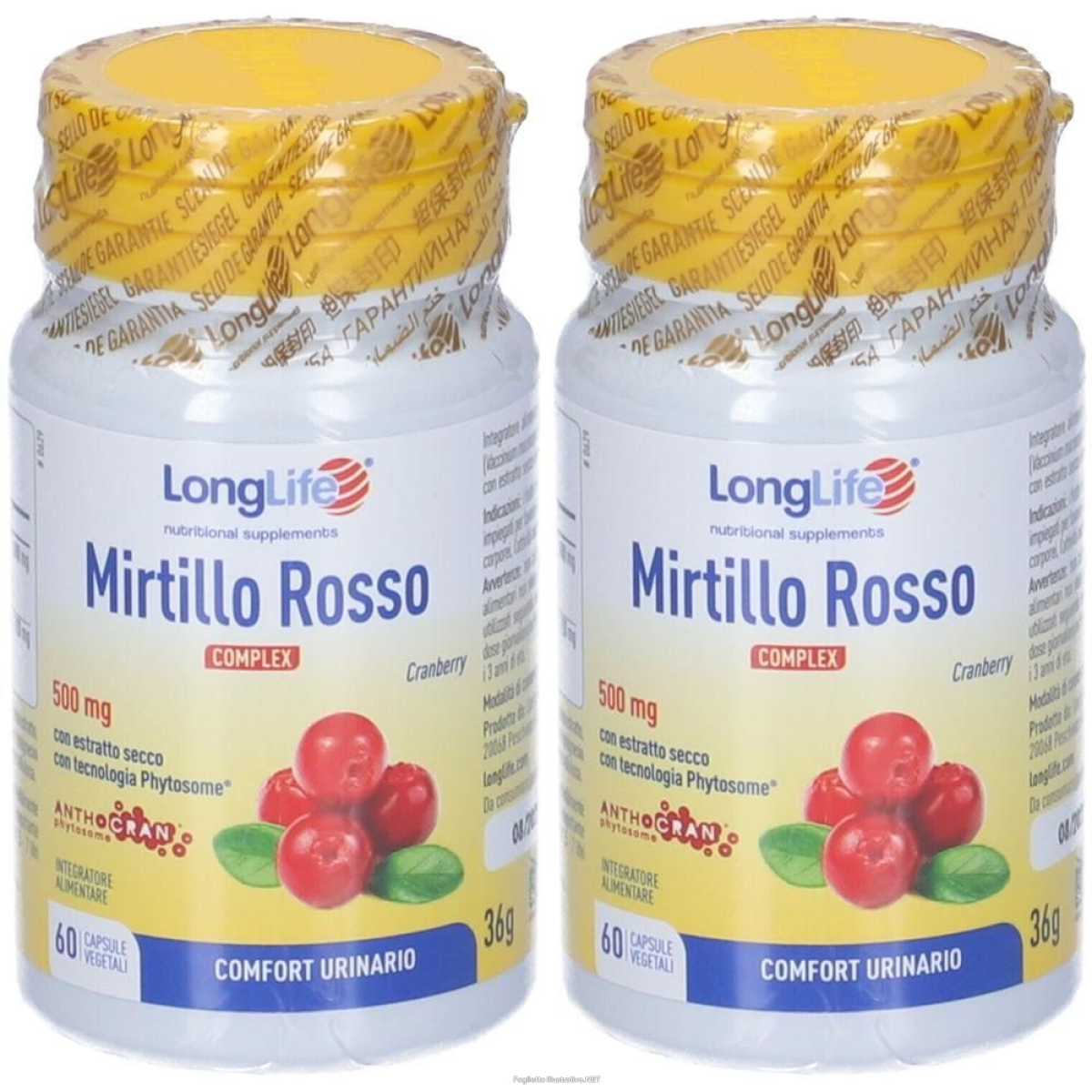 Cerca Offerte di longlife mirtillo rosso complex capsule 2x60 pz compresse e acquista online