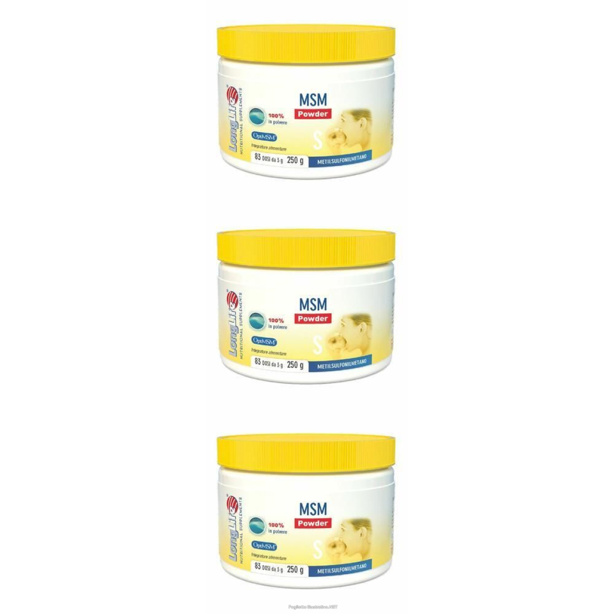 Cerca Offerte di longlife msm powder 250 g 3x250 g polvere per soluzione orale e acquista online