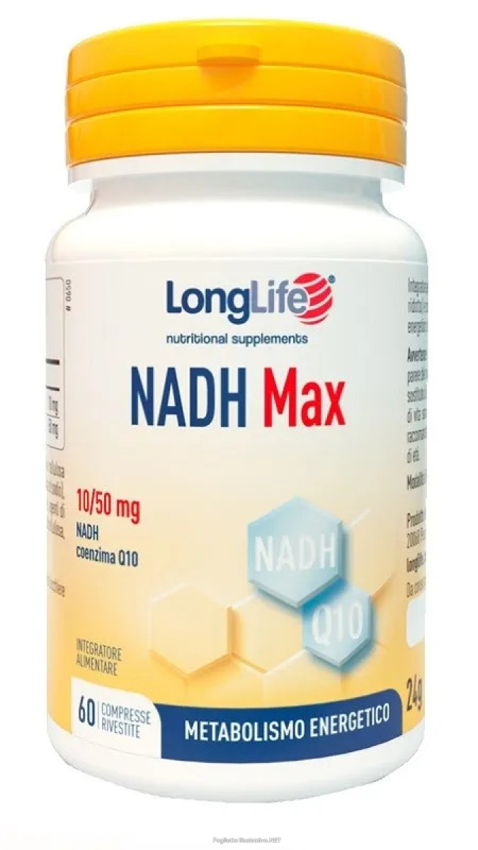 Cerca Offerte di longlife nadh max integratore per il metabolismo energetico 60 compresse rivestite e acquista online