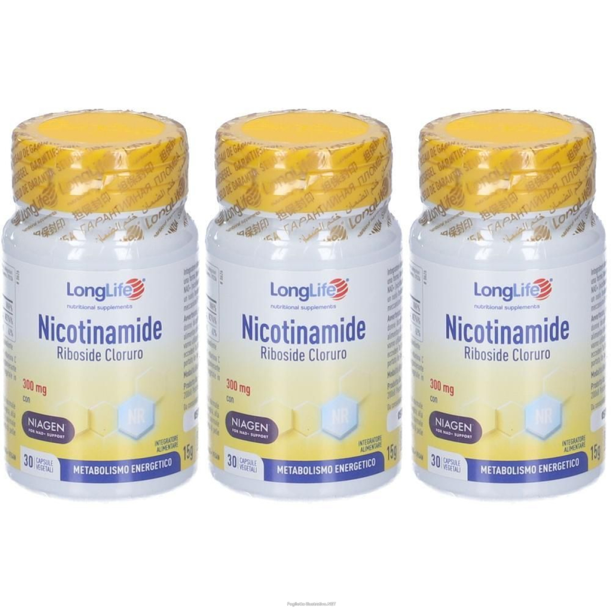 Cerca Offerte di longlife nicotinamide riboside cloruro capsule 3x15 g e acquista online