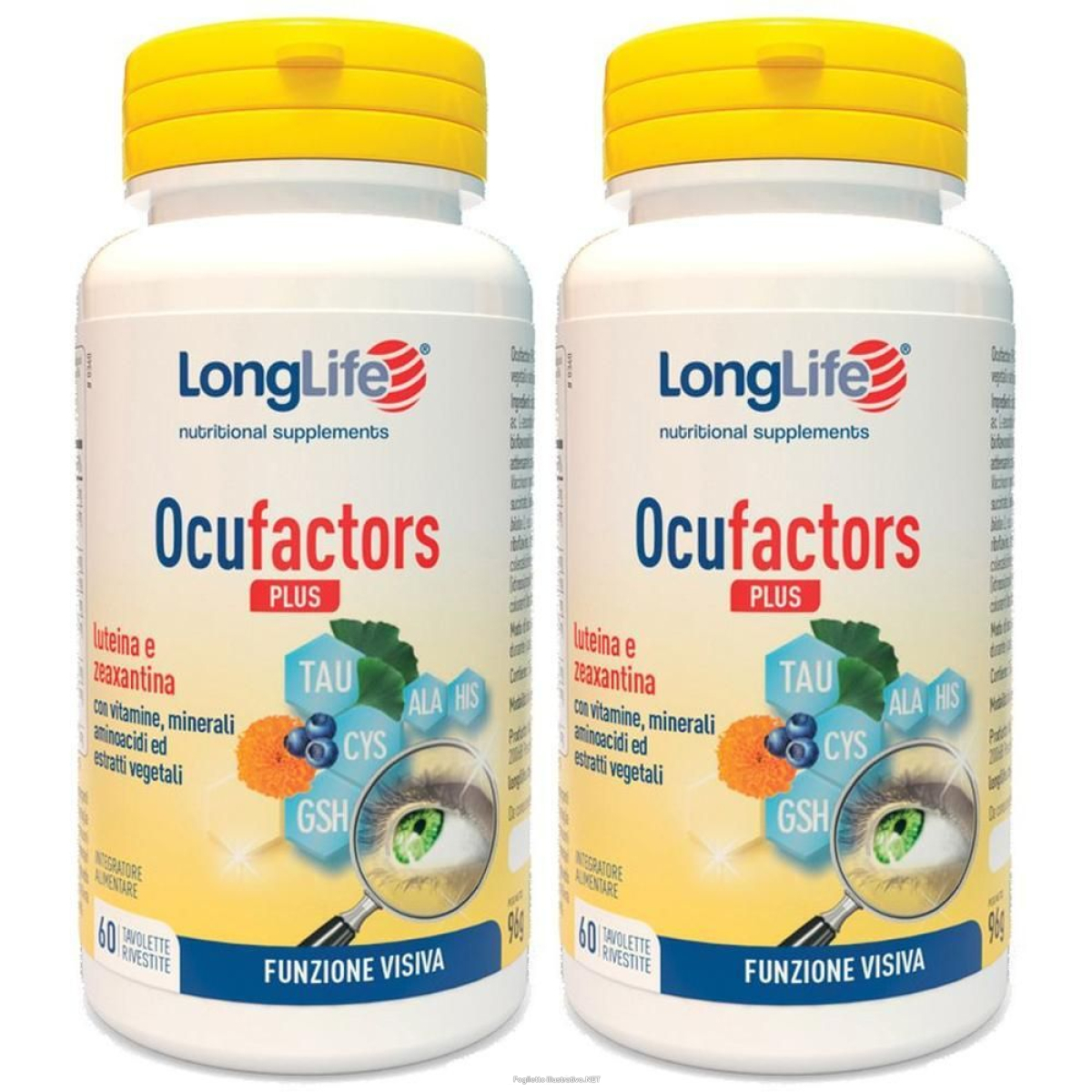 Cerca Offerte di longlife ocufactors plus tavolette 2x60 pz e acquista online