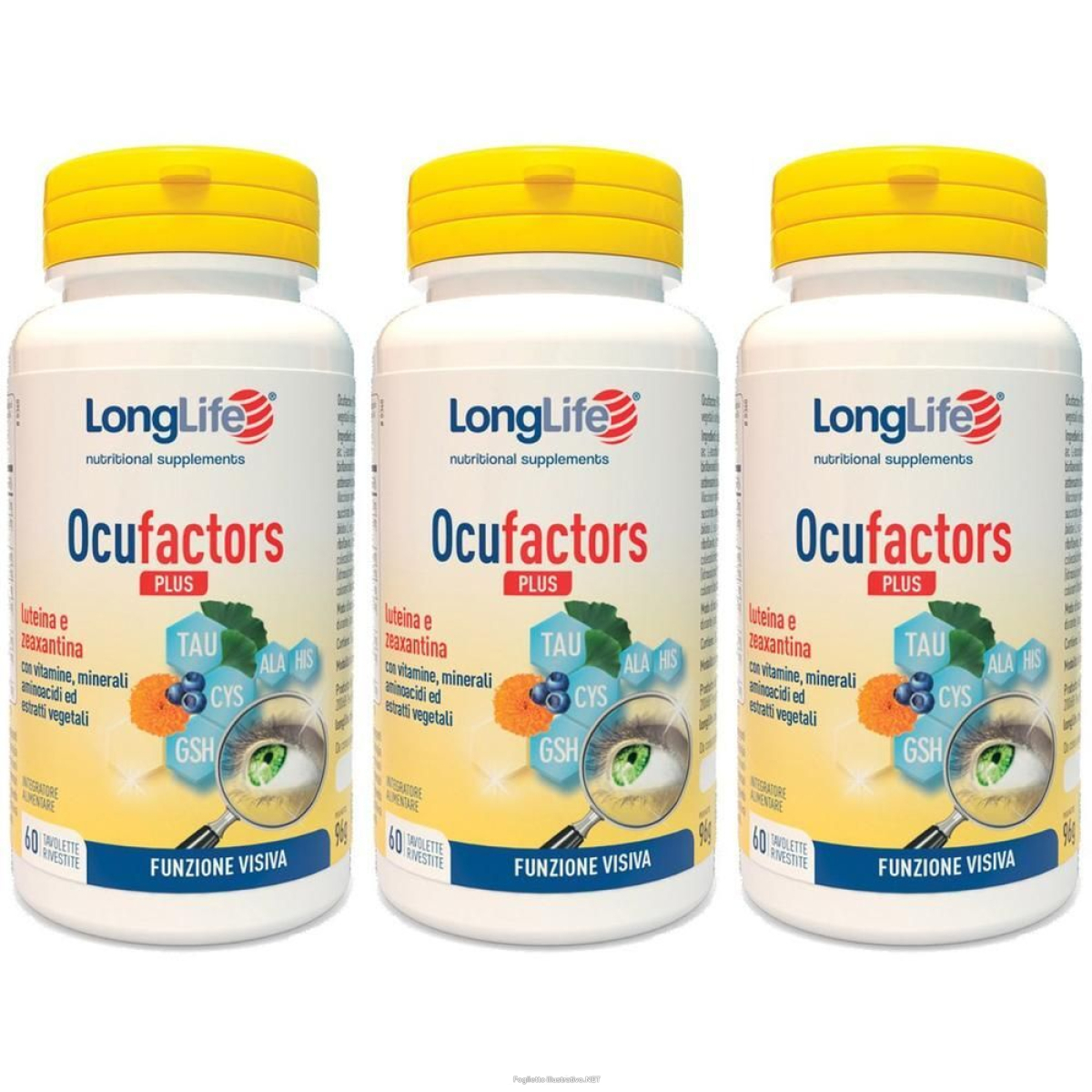 Cerca Offerte di longlife ocufactors plus tavolette 3x60 pz e acquista online