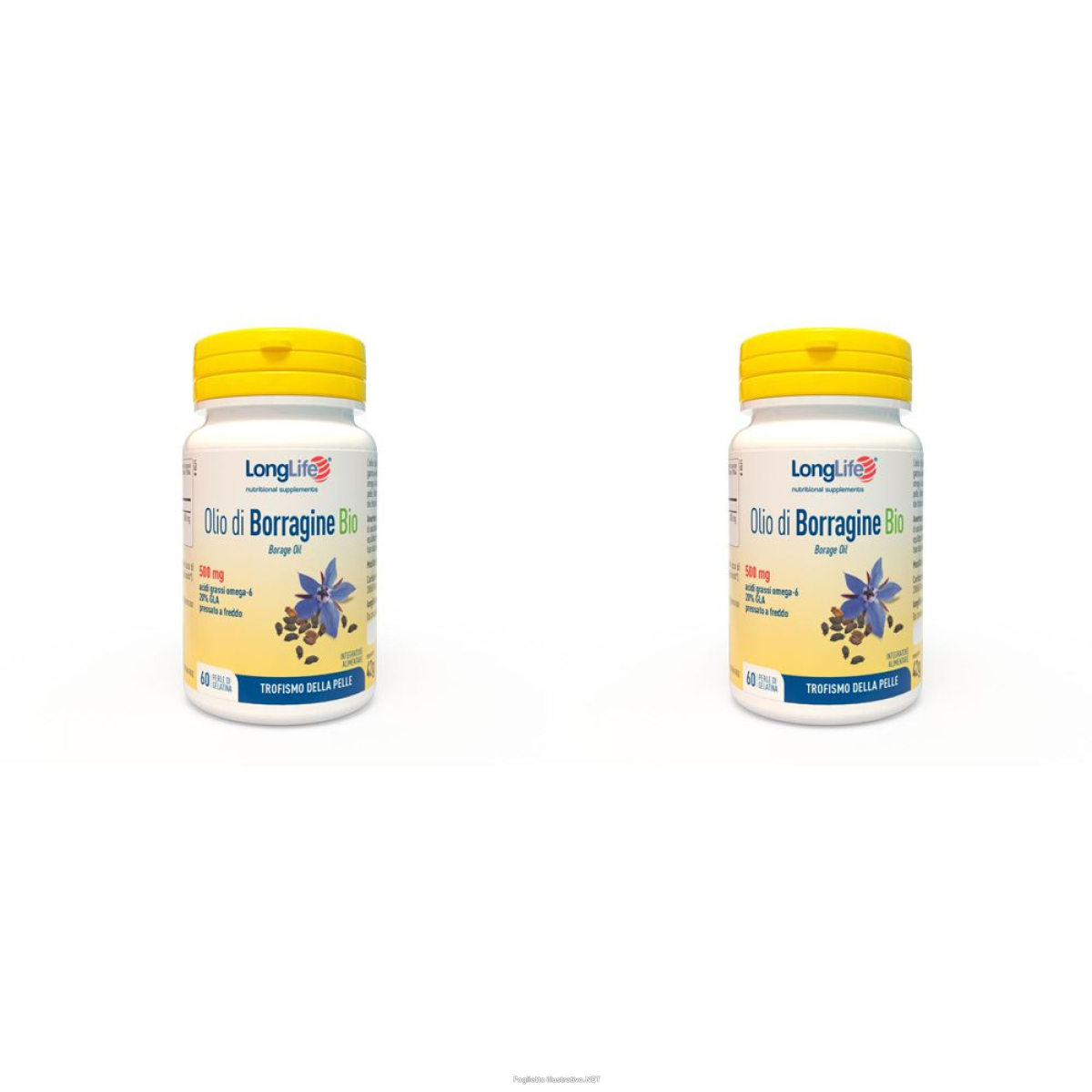 Cerca Offerte di longlife® olio di borragine bio 500 mg set da 2 2x60 pz perle e acquista online