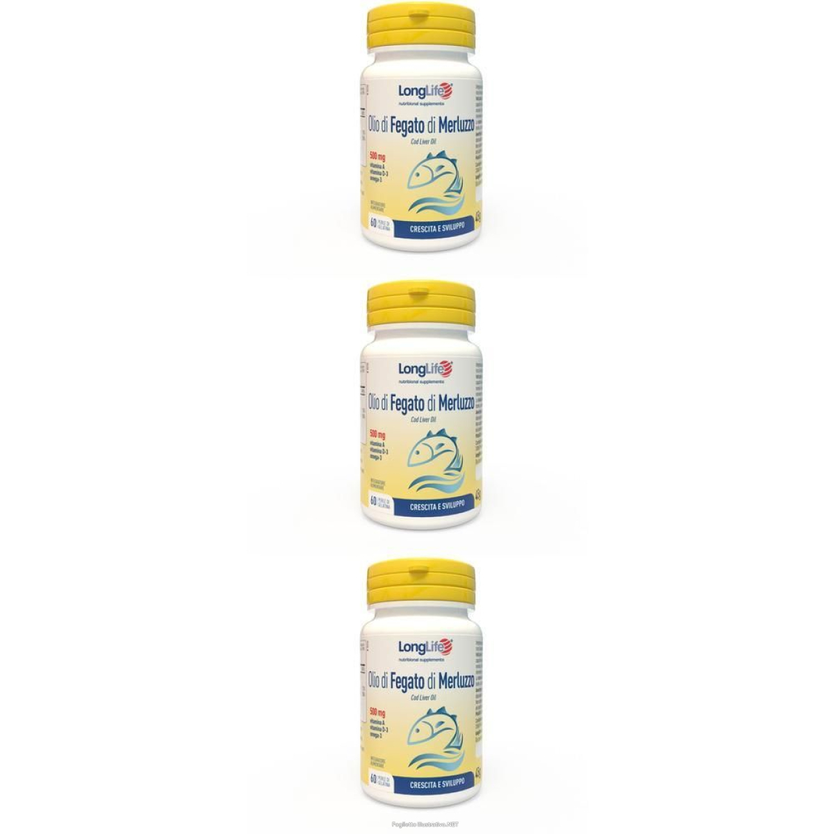 Cerca Offerte di longlife® olio di fegato merluzzo 500mg 3x45 g perle e acquista online