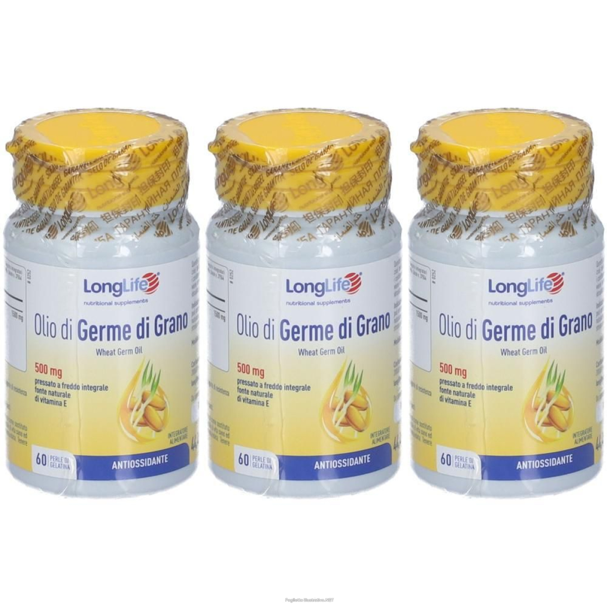 Cerca Offerte di longlife® olio di germe grano 500mg 3x44,4 g perle e acquista online