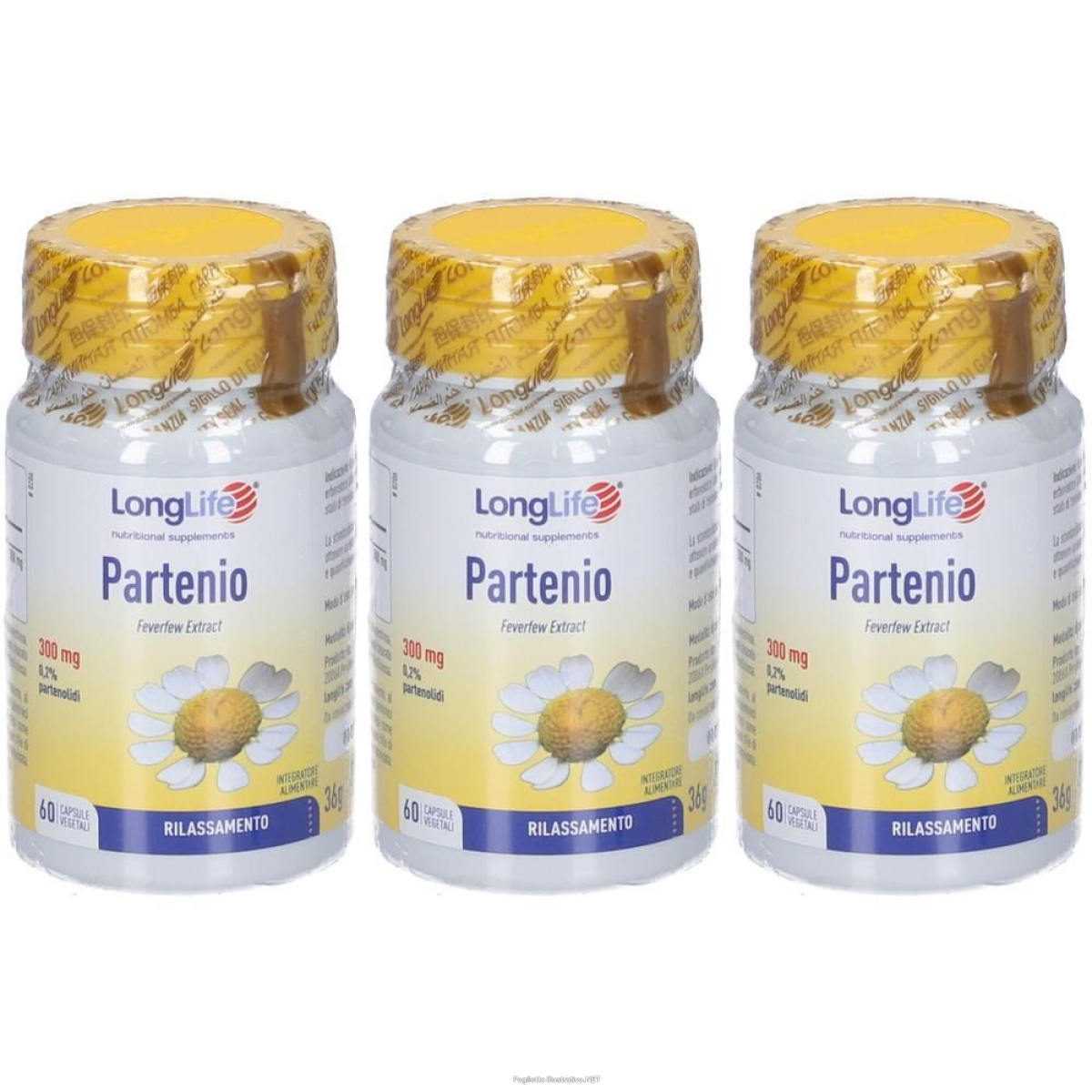 Cerca Offerte di longlife partenio 0,2% capsule vegetali 3x36 g e acquista online