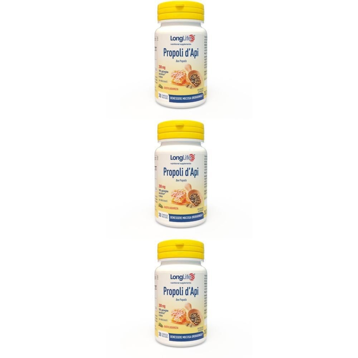 Cerca Offerte di longlife propoli d'api 30 compresse 3x30 pz masticabili e acquista online