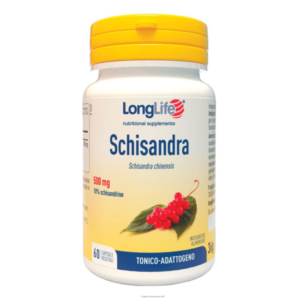 Cerca Offerte di longlife schisandra 500 mg 60 capsule vegetali da 600 mg e acquista online