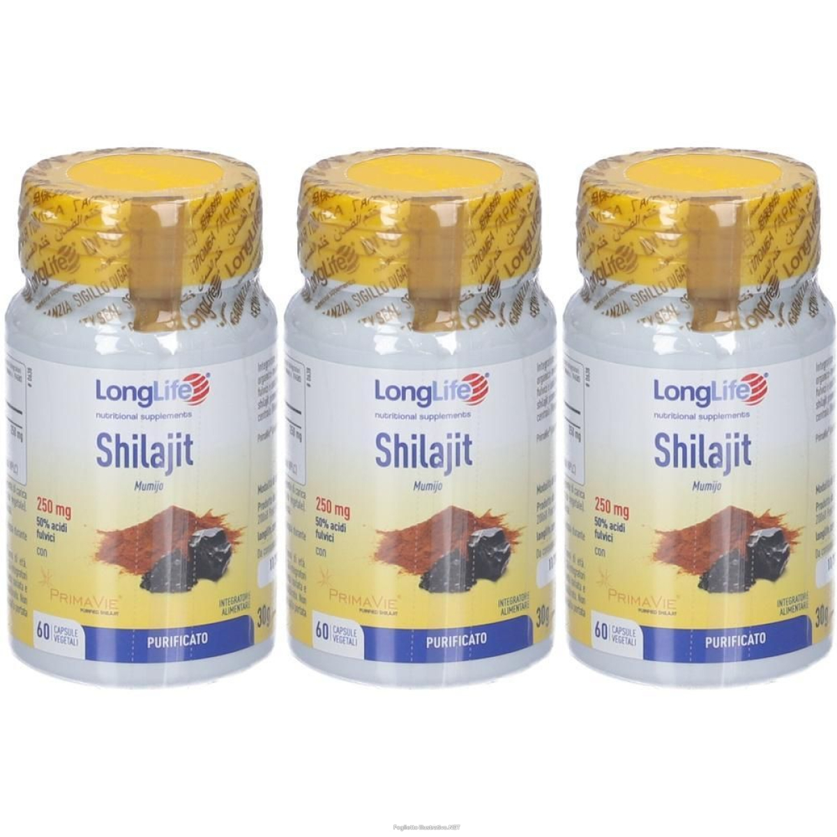 Cerca Offerte di longlife shilajit capsule 3x30 g e acquista online