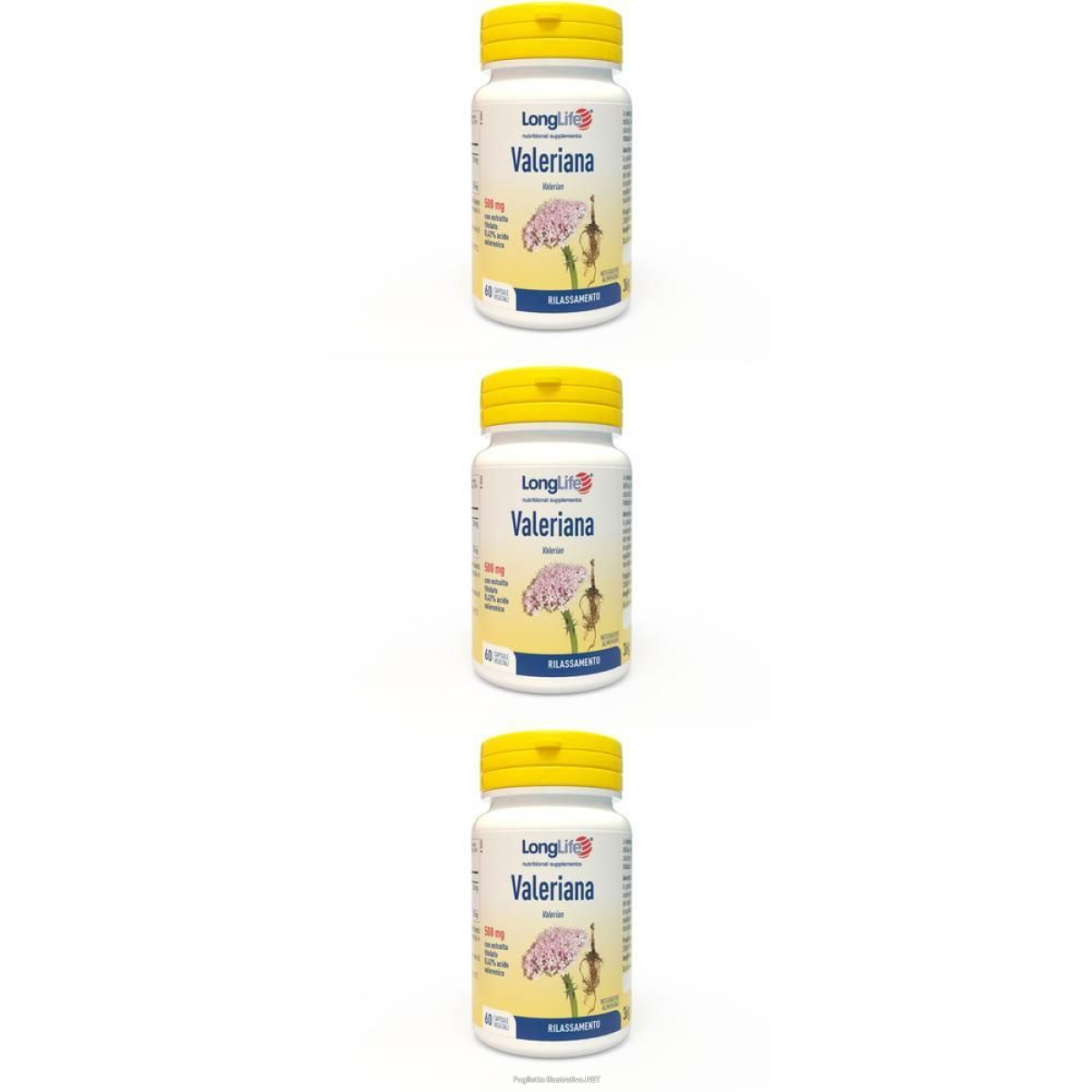 Cerca Offerte di longlife valeriana 60 capsule 500 mg 3x60 pz e acquista online