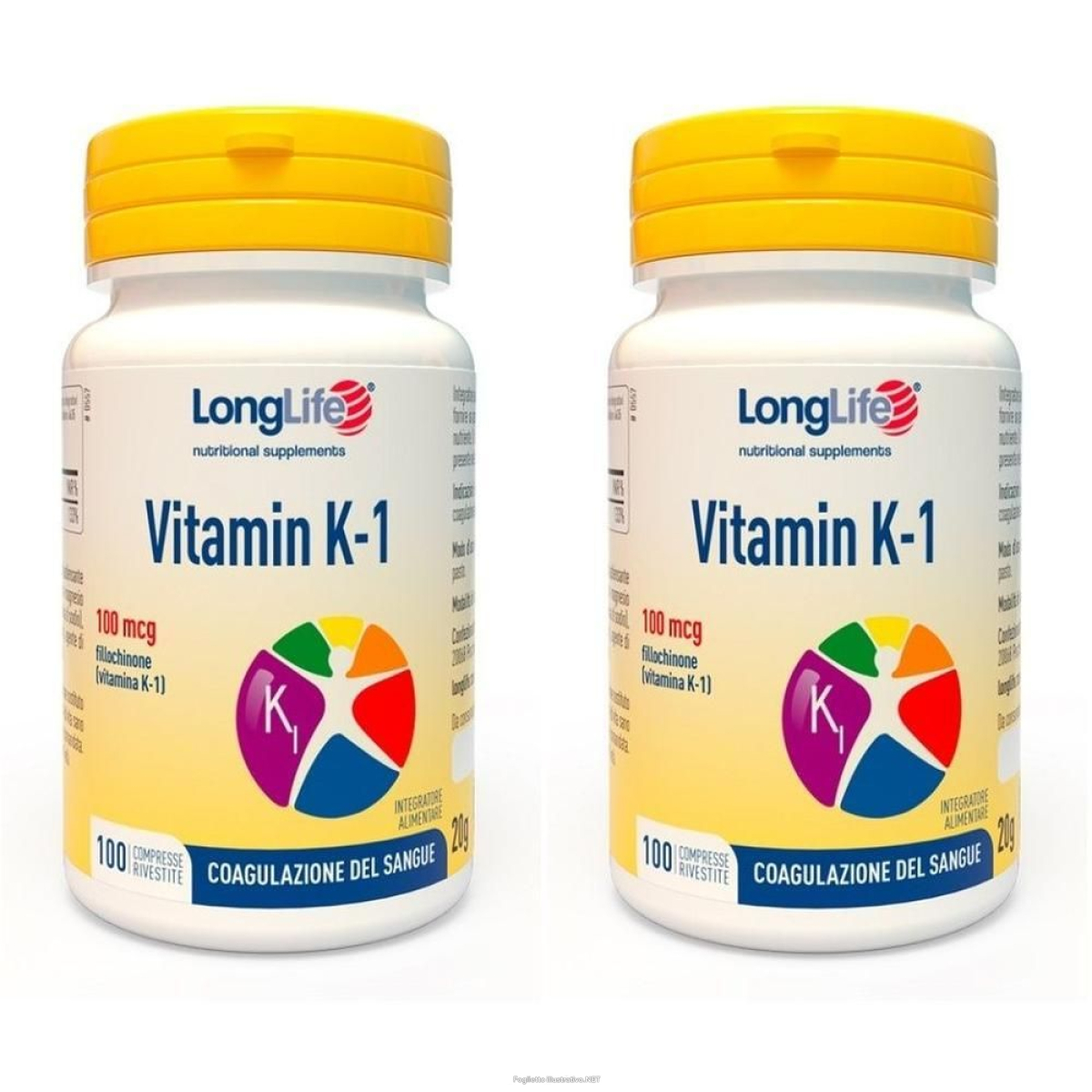 Cerca Offerte di longlife® vitamin k 2x20 g compresse rivestite con film e acquista online