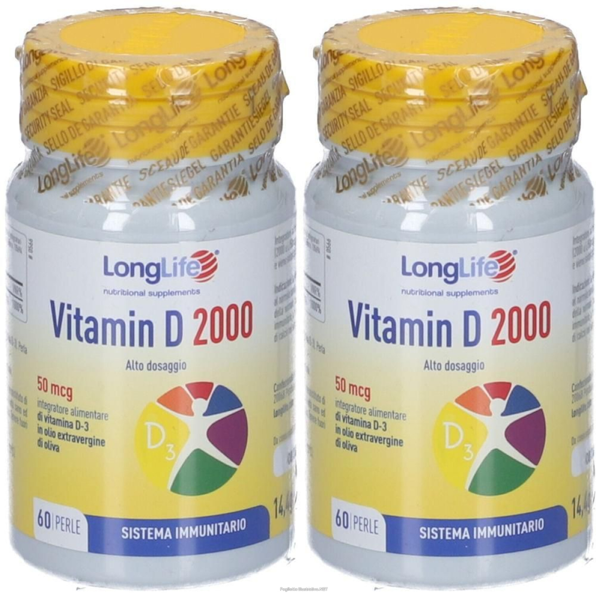 Cerca Offerte di longlife vitamina d 2000 2x60 pz perle e acquista online