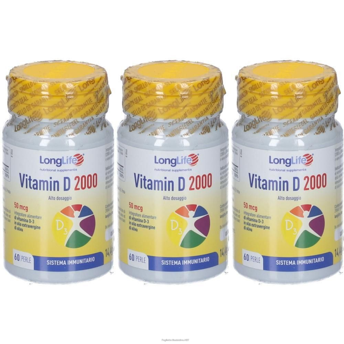 Cerca Offerte di longlife vitamina d 2000 3x60 pz perle e acquista online