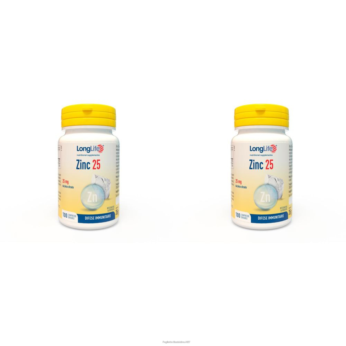 Cerca Offerte di longlife® zinc 25 set da 2 2x100 pz compresse e acquista online