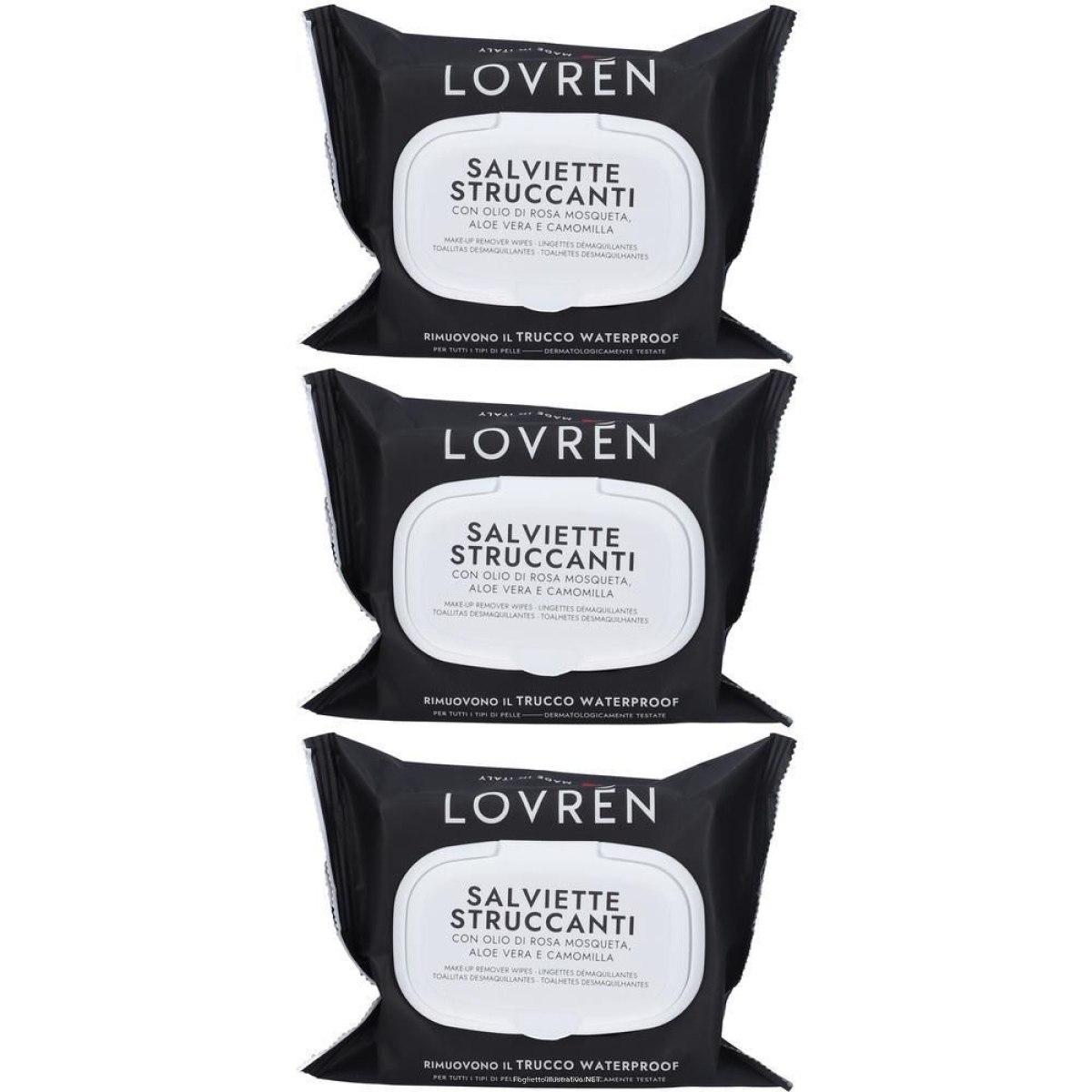 Cerca Offerte di lovren salviette struccanti waterproof 3x1 st e acquista online