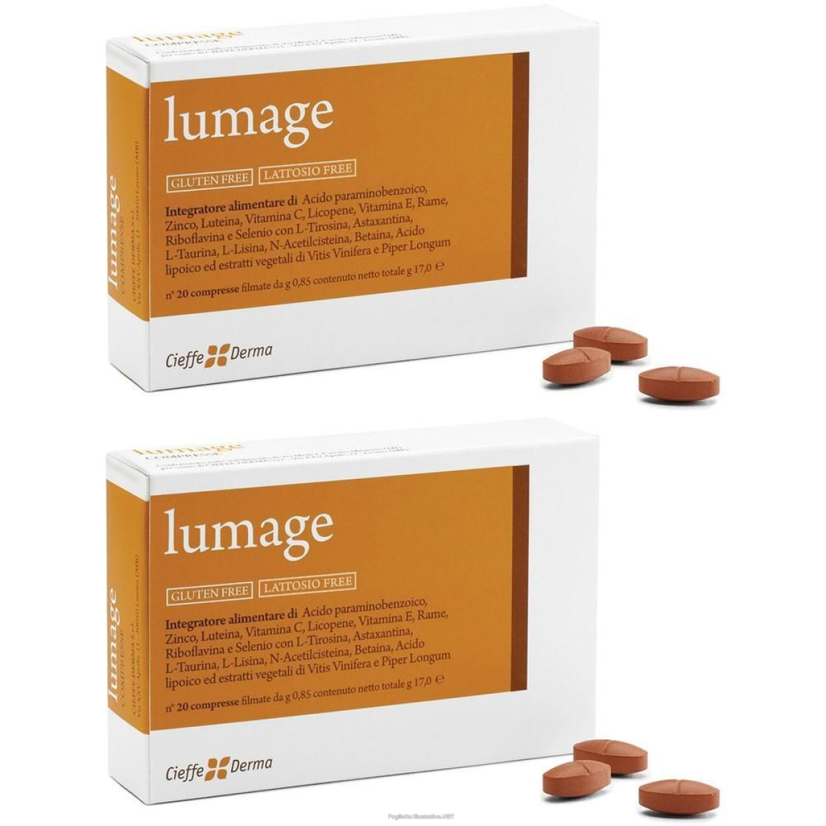 Cerca Offerte di lumage 2x20 pz compresse e acquista online