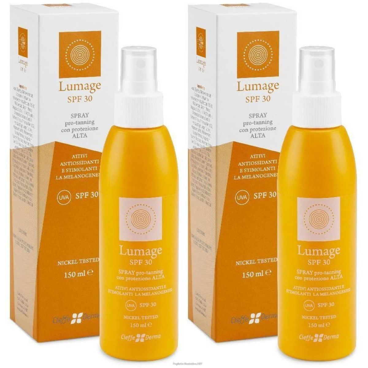 Cerca Offerte di lumage spf 30 spray pro-tanning con protezione alta 2x150 ml e acquista online
