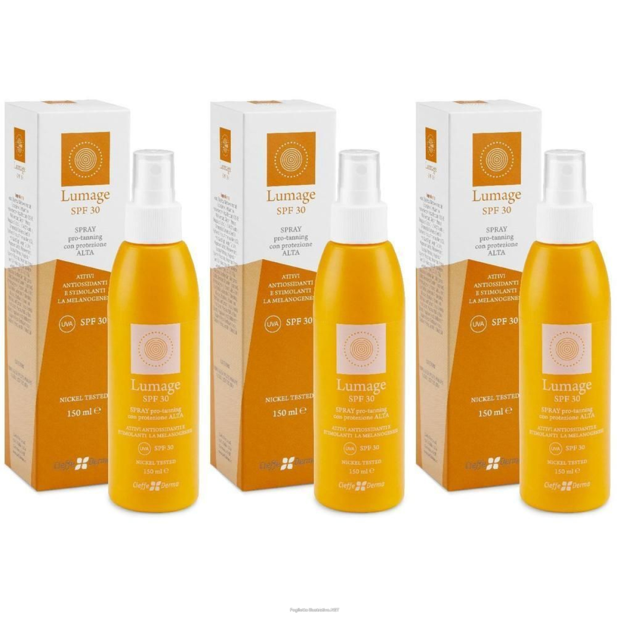 Cerca Offerte di lumage spf 30 spray pro-tanning con protezione alta 3x150 ml e acquista online