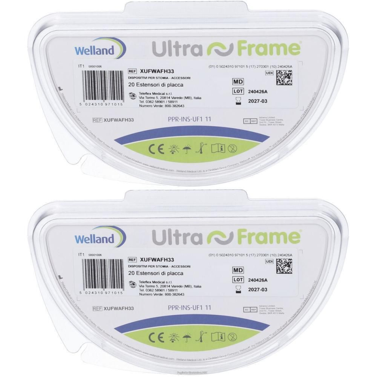 Cerca Offerte di lunette per sacche stomia in poliuretano ultraframe trasparenti 2x e acquista online