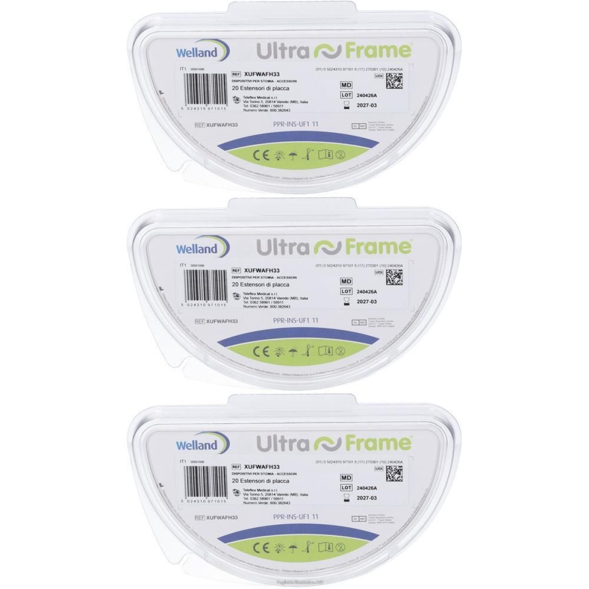 Cerca Offerte di lunette per sacche stomia in poliuretano ultraframe trasparenti 3x e acquista online