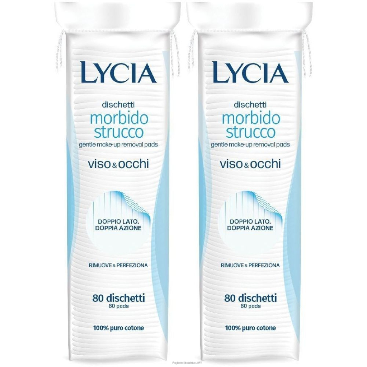 Cerca Offerte di lycia dischetti morbido strucco viso e occhi set da 2 2x80 pz cotone i e acquista online