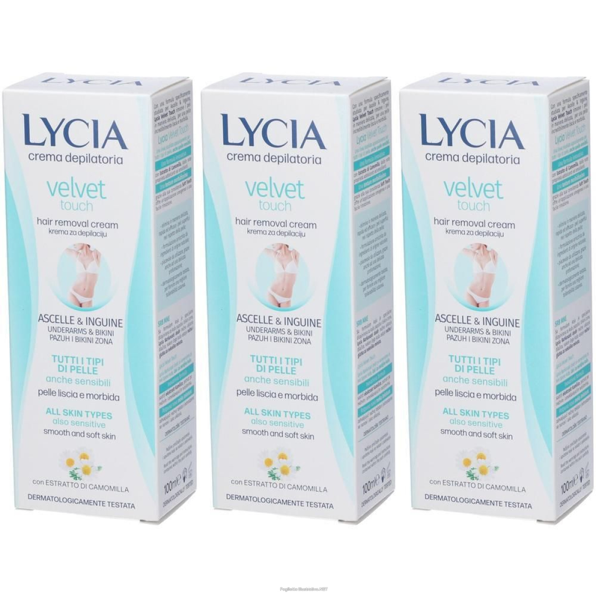 Cerca Offerte di lycia perfect touch crema depilatoria ascelle & inguine 3x100 ml e acquista online