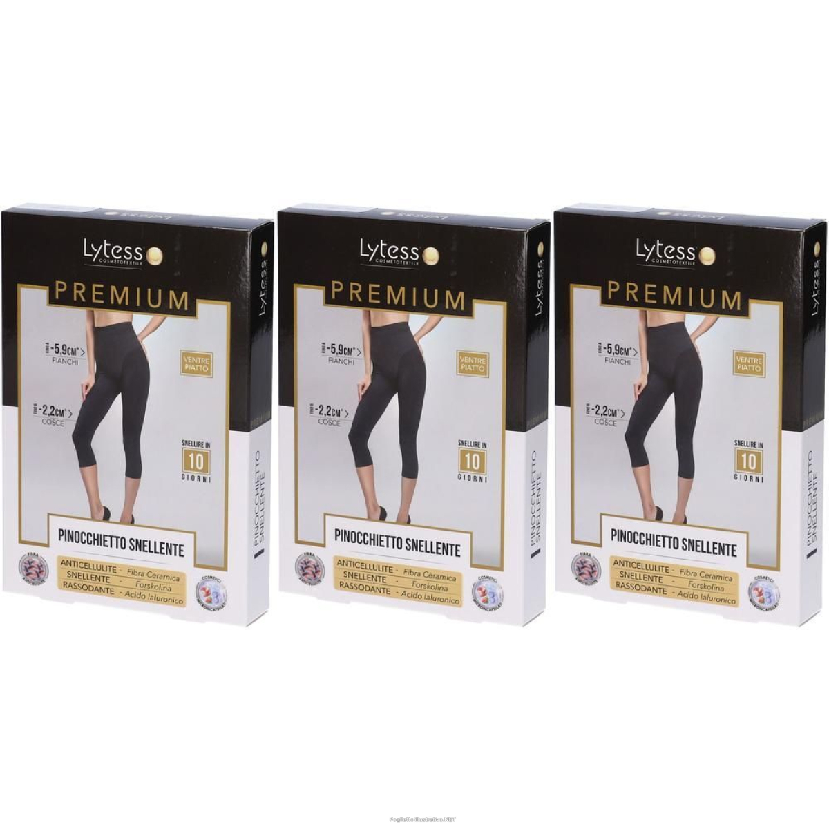 Cerca Offerte di lytess premium pinocchietto snellente taglia l/xl 3x1 st e acquista online