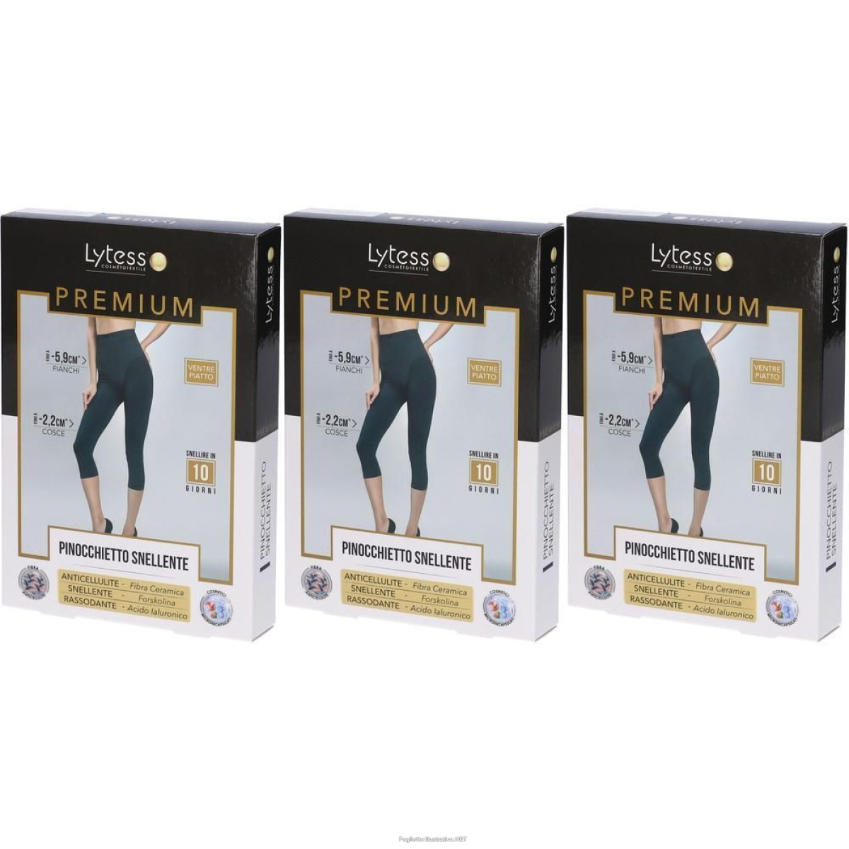 Cerca Offerte di lytess premium pinocchietto snellente taglia s/m 3x1 st e acquista online